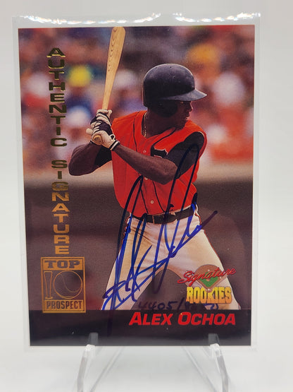 Alex Ochoa Rookie Auto